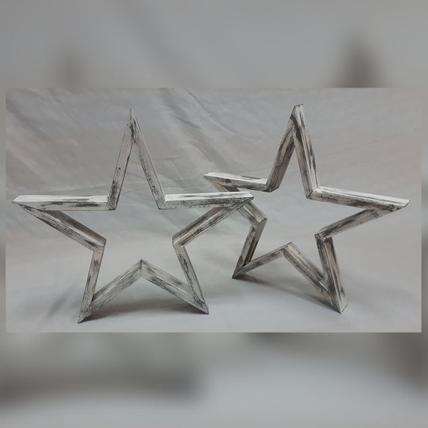 Canadian made, hand crafted, wooden stars.